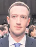  ??  ?? Hearing: Mark Zuckerberg