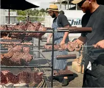  ?? JASON CREAGHAN ?? There were some serious barbecuing skills on display at last year’s innaugural Meatstock festival in Auckland.