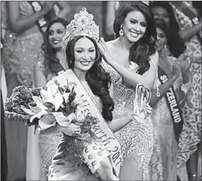  ??  ?? Karen Ibasco, a 26-year-old licensed physicist and university instructor from Manila, won the Miss Earth 2017 pageant. (Photo: inquirer)