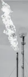  ?? Jonah M. Kessel / New York Times ?? The Railroad Commission of Texas makes decisions every day that impact the health and safety of Texans. Here, a gas flare lights up the sky in the Permian Basin.