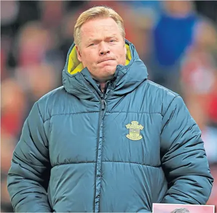  ??  ?? Ronald Koeman is a Barcelona legend and current Holland boss.