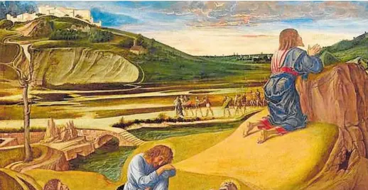  ?? // ABC ?? ‘Cristo en el monte de los Olivos’, de Giovanni Bellini, en la National Gallery