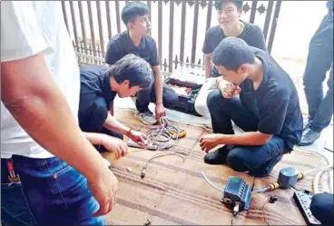  ?? SUPPLIED ?? Called Agri-Economiser, the team of five students decided to work together to create Smart Farm Assistance after meeting at Techno Innovation Challenge Cambodia 2019.