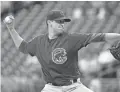  ?? GENE J. PUSKAR/AP ?? Cubs starting pitcher Kyle Hendricks delivers during the first inning against the Pirates in Pittsburgh on Tuesday.