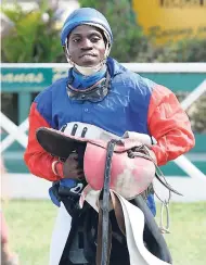  ?? FILE ?? Apprentice Odean Edwards will ride RED DREAD.