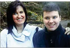  ?? ?? HAPPIER TIMES: Ruth Hughes with her autistic son Gordon