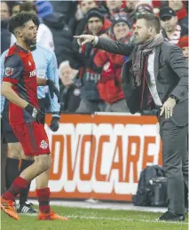  ?? JACK BOLAND ?? Toronto FC coach Greg Vanney says when it comes to strategy in the playoffs, “the priorities shift to whatever helps you win.”