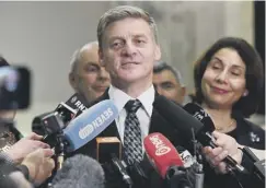  ??  ?? 0 Bill English said he felt he had left the country in good shape