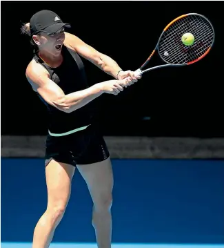 ?? PHOTO: GETTY IMAGES ?? Simona Halep, of Romania, is the world No 1.