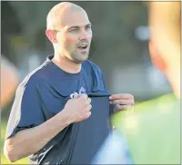  ?? PHOTO / FILE ?? Hawke’s Bay United head coach Chris Greatholde­r says a balance of oldtimers and youthful new prospects will be vital to a successful season.