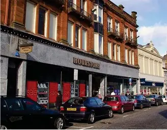  ??  ?? ‘Heartbreak­ing’: Hourstons opened in Ayr in 1896 but will close next month