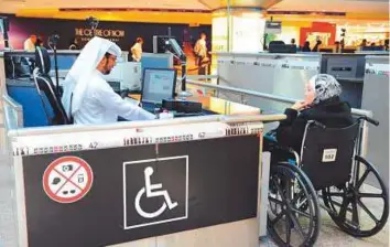  ?? Courtesy: GDRFA ?? Despite the huge volume of traffic at Dubai Internatio­nal Airport last year, staff worked round the clock to make the airport a happiness hub for all travellers.