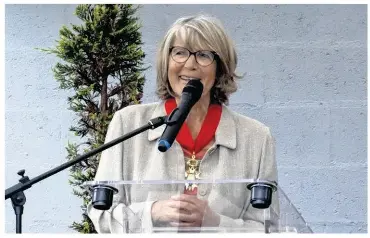 Marie Richard a reçu les insignes de la Légion d’honneur - PressReader