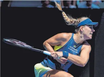  ?? FOTO: DPA ?? Volldampf voraus: Angelique Kerber ist wieder in Topform.