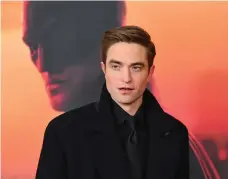  ?? AFP ?? British actor Robert Pattinson stars in ‘The Batman’