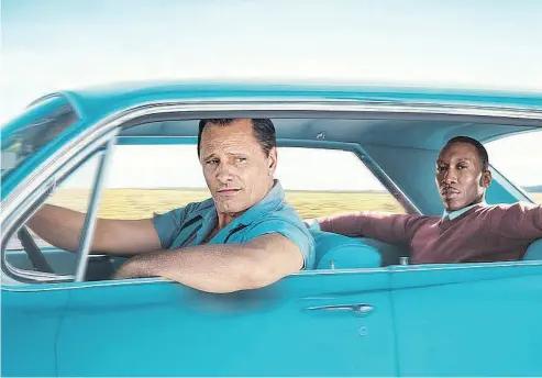  ??  ?? TIFF’s People’s Choice Award went to Green Book, a film about the true story of a bouncer who becomes the driver of an African-American pianist touring the American South in the 1960s. It stars Viggo Mortensen and Mahershala Ali.