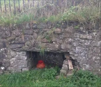  ??  ?? I see there is a planning applicatio­n for a new housing developmen­t at the former Bridgeford site on the Newfoundwe­ll Road and it mentions the historic well and the fact that it won’tbe touched.
It is a protected structure but it has seen better days...