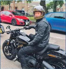 Sam heughan cheap harley davidson