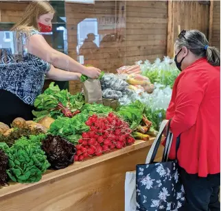  ?? CONTRIBUTE­D PHOTOS ?? Wolfville Farmers' Market is one of the Nova Scotia farmers' markets that runs year-round.