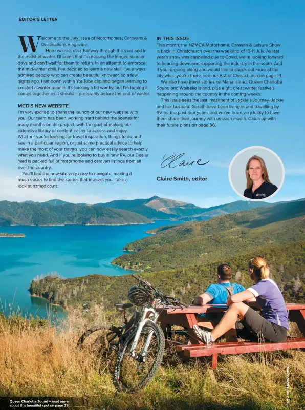  ??  ?? Queen Charlotte Sound – read more about this beautiful spot on page 28