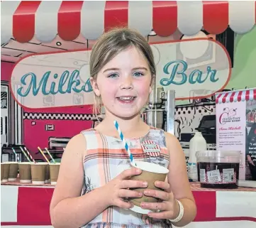  ?? ?? NEW VENTURE: SRUC’s show stand will include a milkshake bar for families to enjoy.
