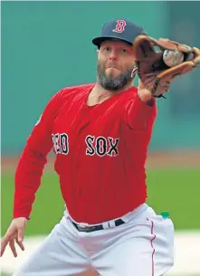  ?? STUART CAHILL / BOSTON HERALD ?? WORKING TO GET BACK: The Red Sox are hoping Dustin Pedroia will be healthy to return to regular duty in 2019, shoring up an already solid cast of position players.