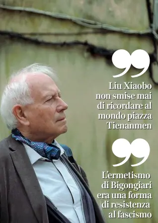  ??  ?? Il poeta, drammaturg­o, saggista, regista e critico letterario André Ughetto, vincitore del 62° Premio Ceppo Internazio­nale Bigongiari. Il Premio è sostenuto da Giorgio Tesi Group