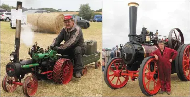  ??  ?? There are attraction­s big and small at the Tagoat Steam Rally, as Seamus Banville and Ray Rochford showed last year.