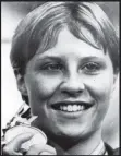  ?? File photo/San Francisco Chronicle ?? Donna de Varona, 17, shows the gold medal she won by taking the women’s 400-meter individual medley swim event at the Olympics in Tokyo in 1964.