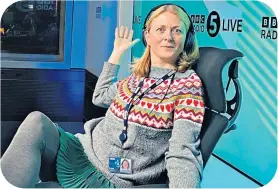  ?? ?? BBC presenter Rachel Burden said having a baby at 41 was a ‘selfish thing to do’