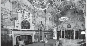  ?? Rick Steves’ Europe/CAMERON HEWITT ?? The stunning Banqueting Hall inside Cardiff Castle is a Victorian fantasy of what a medieval dining hall might look like.