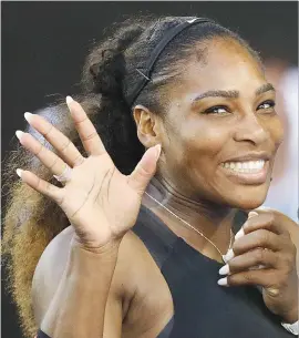  ?? Picture: Getty Images ?? MOM-TO-BE. Tennis star Serena Williams faces a new challenge: motherhood.