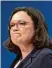  ??  ?? Andrea Nahles