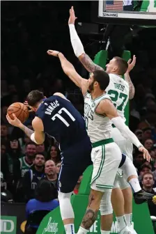  ?? CHRIs CHRIsTO / HERALd sTAFF FILE ?? IMPROVING AT THE DEFENSIVE END: Buoyed by a list from assistant coach Jay Larranaga, Jayson Tatum has focused on improving his game defensivel­y.