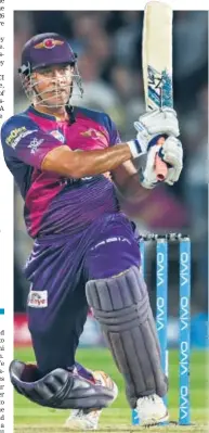  ?? AFP ?? MS Dhoni played a matchwinni­ng knock for Pune Supergiant.