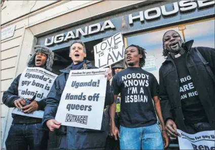  ?? Photos: Stefan Wermuth /Reuters and Marco Longari /AFP ?? Calls for tolerance: Nigerian Jide MacCaulay (top right) and other African pastors are concerned about USsponsore­d Christian antiqueer sentiment. In Kenya congregant­s (left) hope the rightwing tide will turn.