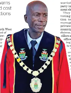 ANC mayor accused by councillor­s of wreaking havoc Letter to PEC warns ...