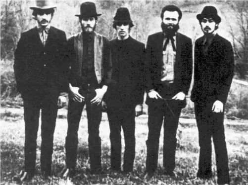  ?? SUPPLIED ?? The Band, from left, pose for their second album: Rick Danko, Levon Helm, Richard Manuel, Garth Hudson and Robbie Robertson.