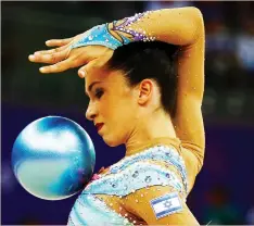  ?? (Reuters) ?? RHYTHMIC GYMNAST Neta Rivkin brought her career to a close last month at the age of 25 after revolution­izing her sport in Israel over the past decade.