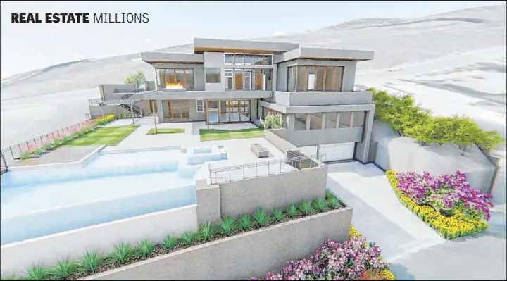  ?? Property Brothers ?? This artist’s rendering shows what the Property Brother’s Dream Home will look like in MacDonald Highlands. The custom home is expected to be completed next year.