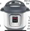  ??  ?? Instant Pot Duo 7