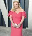  ?? AP ?? Rebel Wilson hosts ABC’s Pooch Perfect, featuring 10 dog groomers competing in challenges.