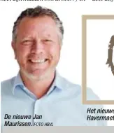  ?? FOTO HBVL ?? De nieuwe Jan Maurissen. Het nieuwe logo van Van Havermaet.