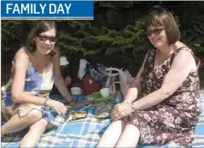  ??  ?? Mary O’Mara and Bernadette Mulvey at the family day at St Patrick’s Missionary Society in Kiltegan.