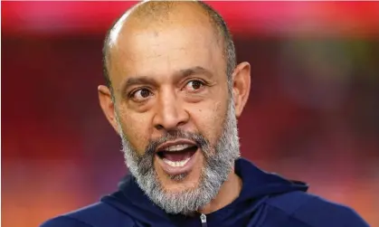  ?? Photograph: Mike Egerton/PA ?? Nuno Espírito Santo said ‘the past is the past – the future tells us we have to win games’, as he backed himself to get Forest out of trouble.