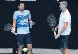  ?? AP ?? Djokovic, con Goran Ivanisevic
