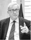  ??  ?? Jean-Claude Juncker