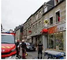  ?? (© Pompiers Tinchebray- Bocage). ?? L’interventi­on s’est déroulée jeudi 28 juillet dans le centre-ville de Tinchebray