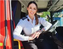  ??  ?? Hero: Sabrina Cohen-Hatton of the London Fire Brigade