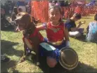  ?? Matt Fernandez/The Signal ?? Audrey Ruiz and her dog, Zuma, both dressed as Wonder Woman and won the prize for best costume at the Bow-Wows & Meows Pet Fair.